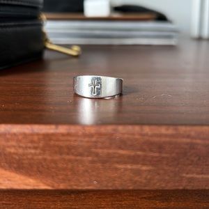 James Avery cross ring